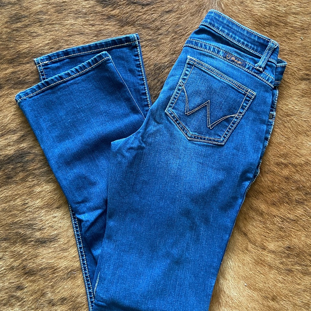 Wrangler Q baby bootcut denim jeans 5/6x36